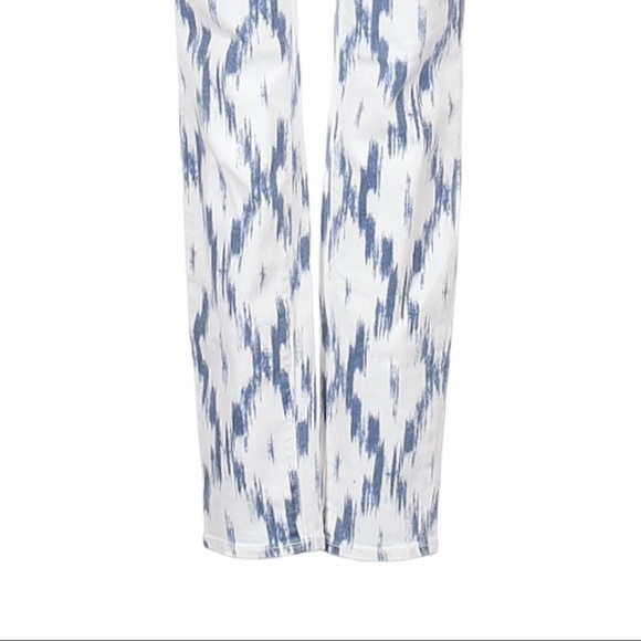 Paige Verdugo Alexandria Ikat Boho Print Ultra Skinny Jeans Size 25 - Picture 7 of 12